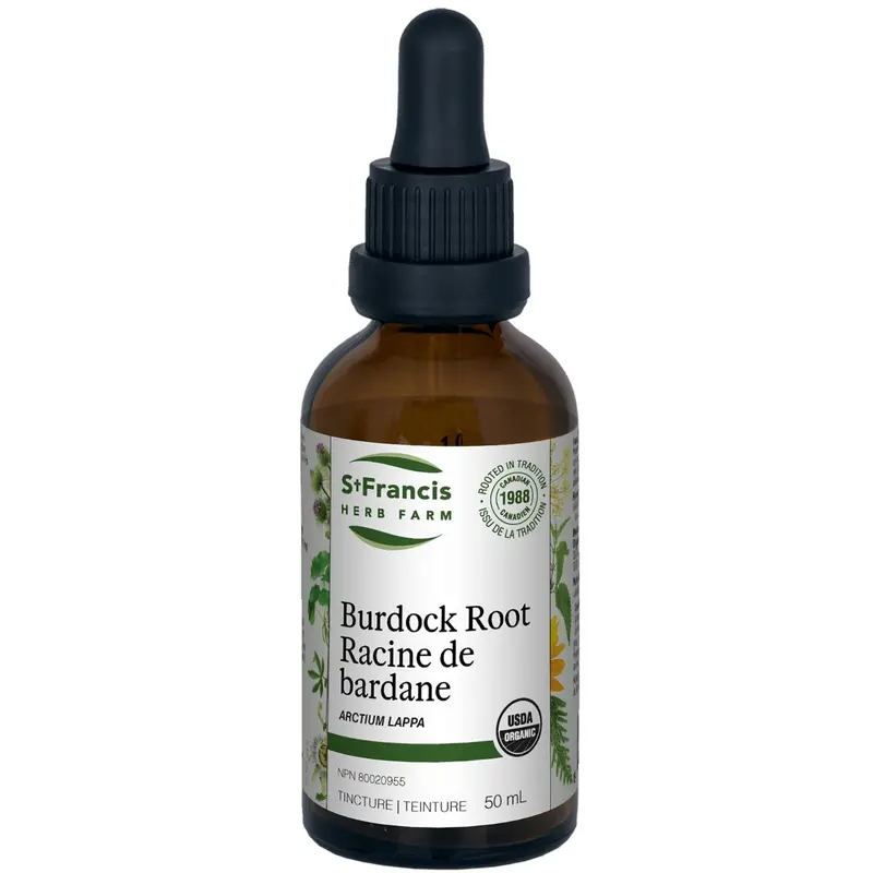 St. Francis Burdock Root Tonic – Detoxifying Herbal Extract For Skin & Blood Health, 50 Ml 1