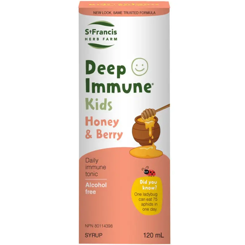 St. Francis Deep Immune Kids – Berry & Honey Syrup For Children – 120 Ml 1