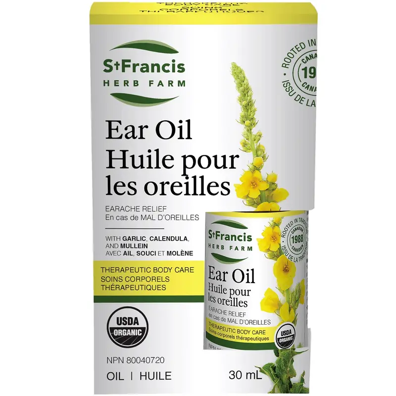 St. Francis Ear Oil – 30Ml Soothing Herbal Ear Care Solution 1