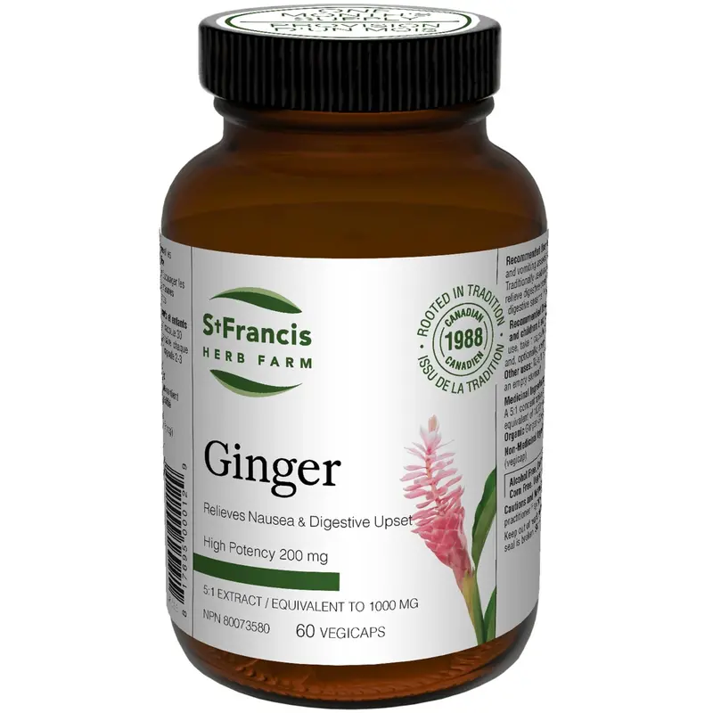 St. Francis Ginger Digestive Aid – 60 Capsules 1