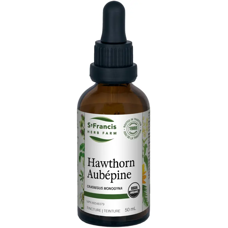 St. Francis Hawthorn Berry Liquid Extract – 50Ml Cardiovascular Support 1