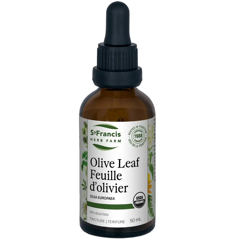 St. Francis Olive Leaf Extract – Antioxidant-Rich Immune & Cardiovascular Support, 50 Ml 1