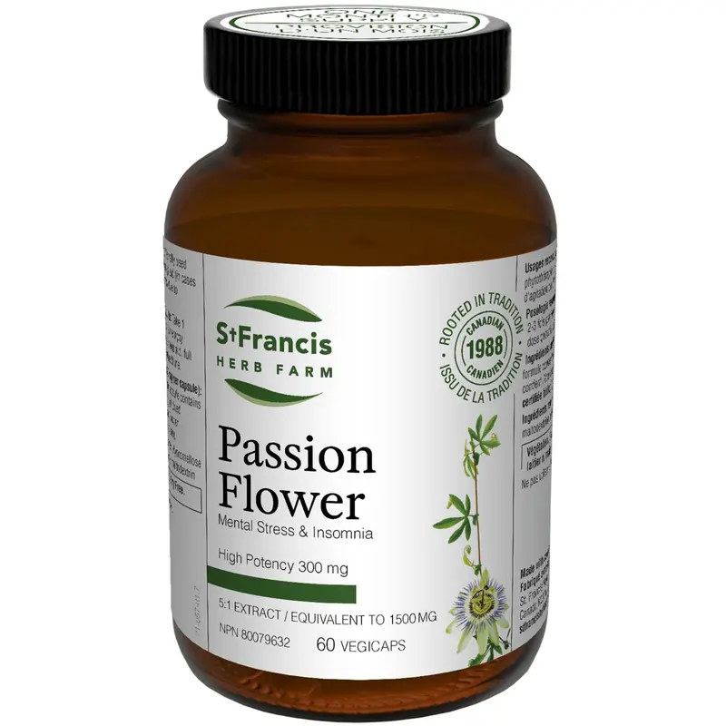 St. Francis Passionflower Relaxation Support – 60 Capsules 1