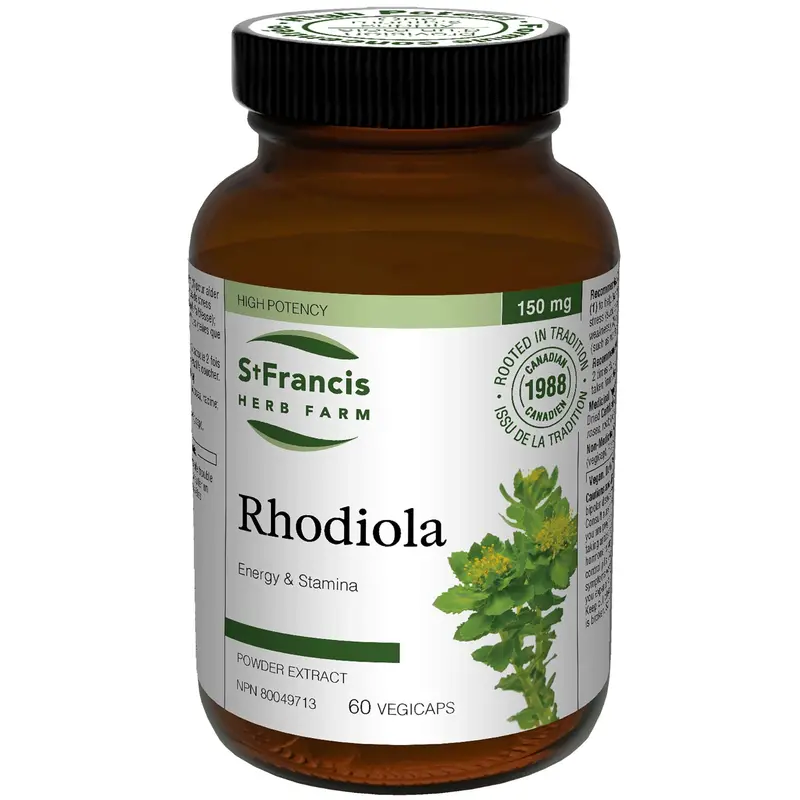 St. Francis Rhodiola Adaptogen Capsules – 60 Capsules 1