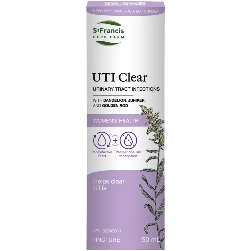 St. Francis Uti Clear – Urinary Tract Support With Cranberry & Uva Ursi, 50 Ml 1