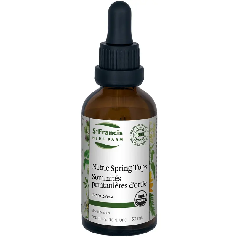 St. Francis Wild Nettle Spring Tops Liquid Extract – 50Ml Seasonal Allergy Support 1