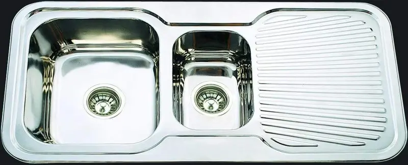 Stainless Steel 1.5-Bowl Kitchen Sink – Soft-Curved Edge Finish – 980Mm Width – Left-Hand Configuration 1