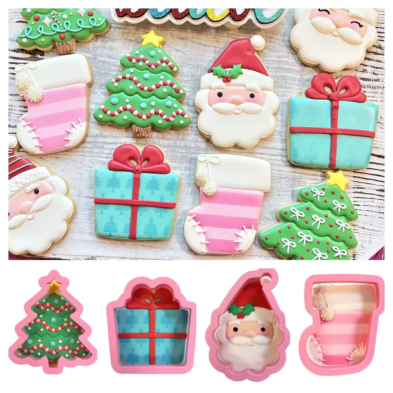 Standard-Size Classic Holiday Cookie Cutter Collection 1