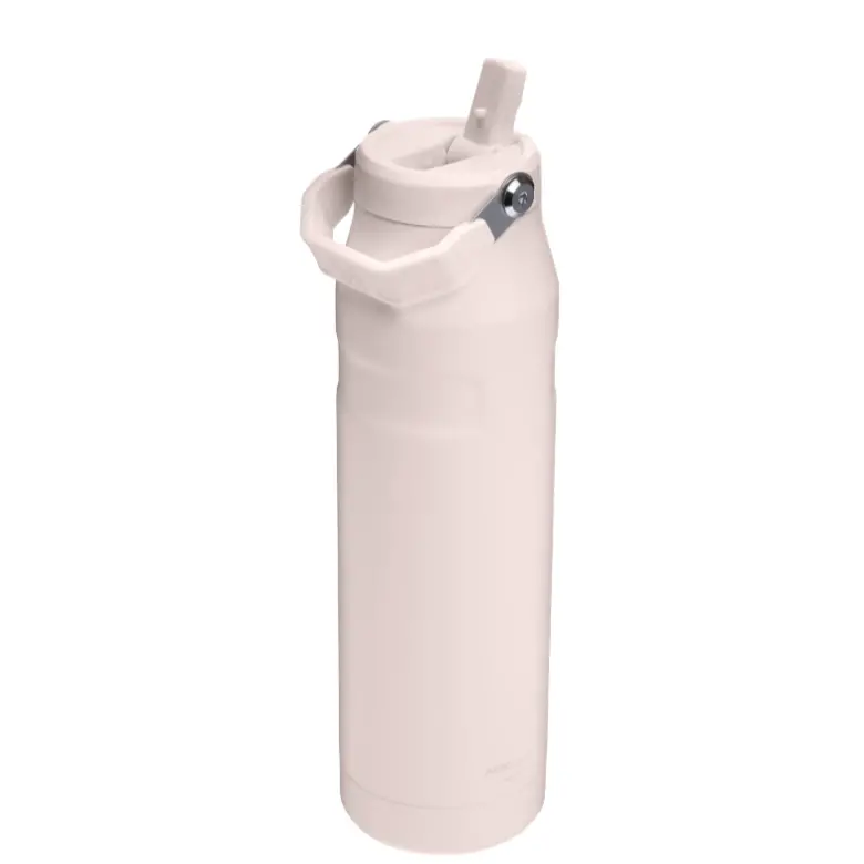 Stanley Iceflow Flip Straw Bottle 2.0 – 1.06L Rose Quartz Insulated Hydration Flask 1