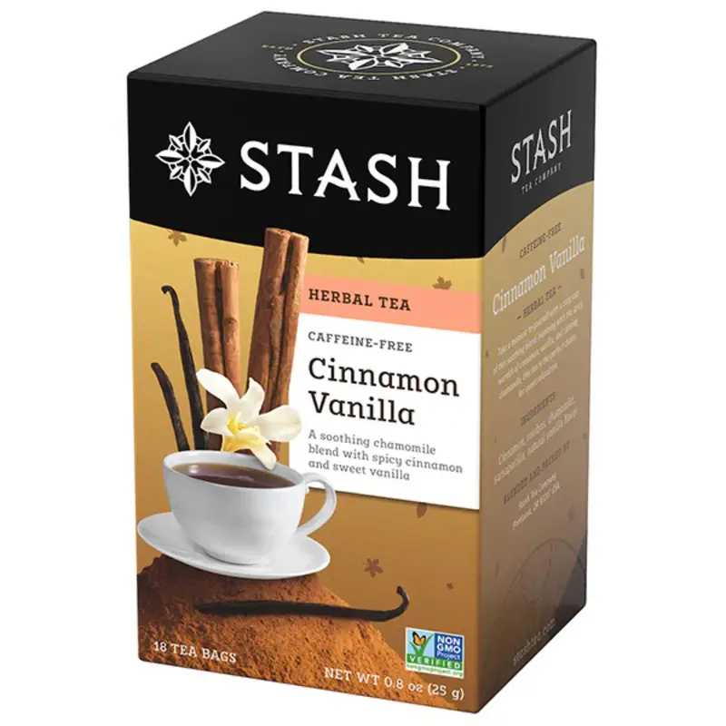 Stash Cinnamon Vanilla Herbal Infusion – 18 Tea Bags 1