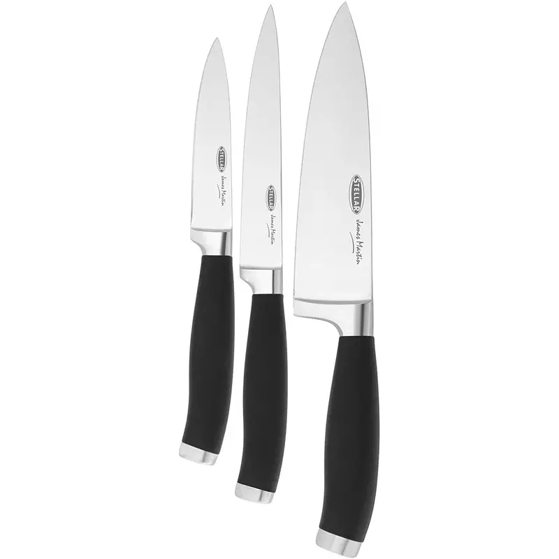 Stellar James Martin 3-Piece Knife Set – Professional-Grade Forged Blades 1