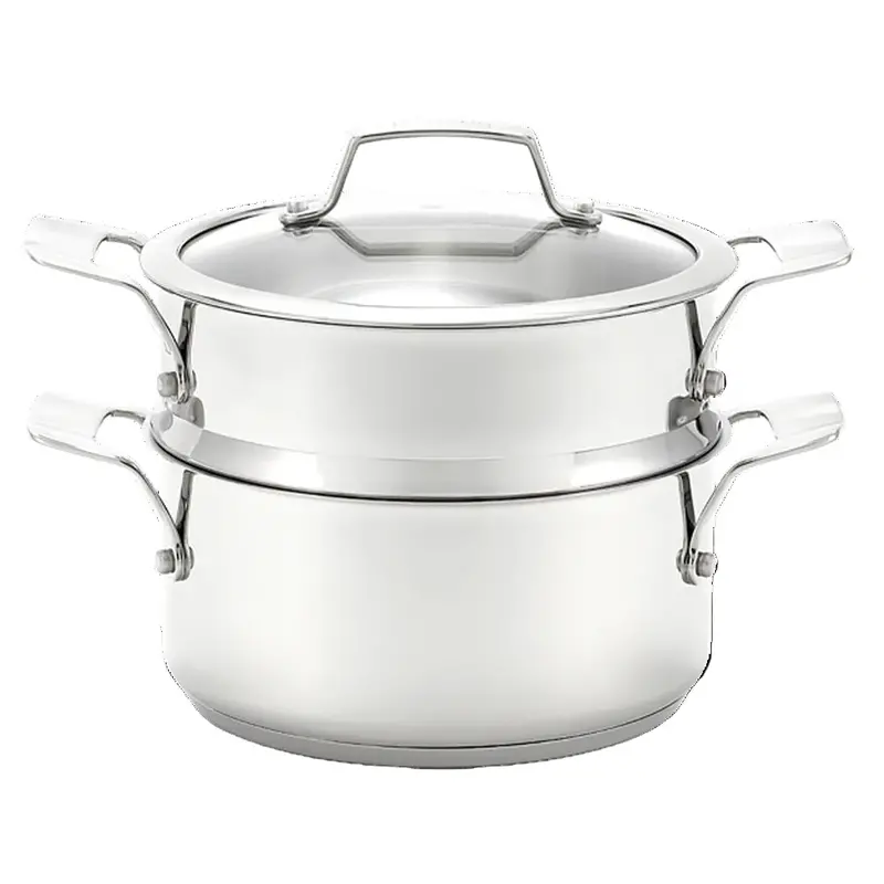 Stellar Premium Bain-Marie Porringer Set – 20Cm Stainless Steel 1
