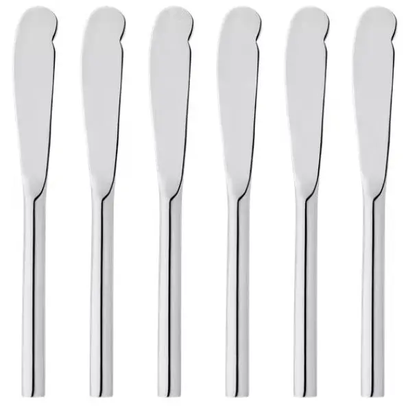Stellar Rochester Butter Knife Set – 6-Piece Polished Stainless Steel 1