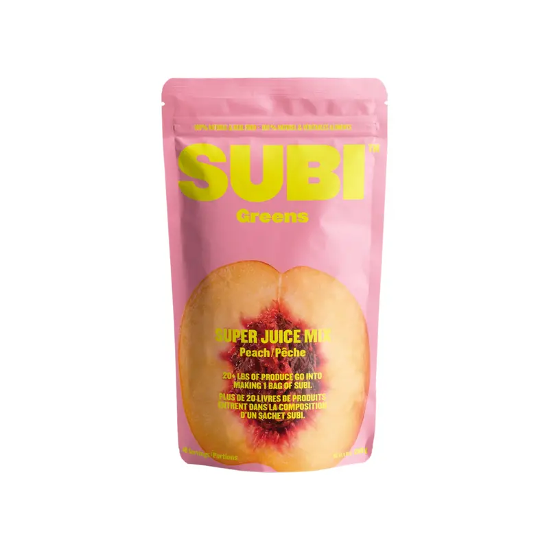 Subi Super Juice Peach Flavored Nutrient-Rich Mix – 292G 1