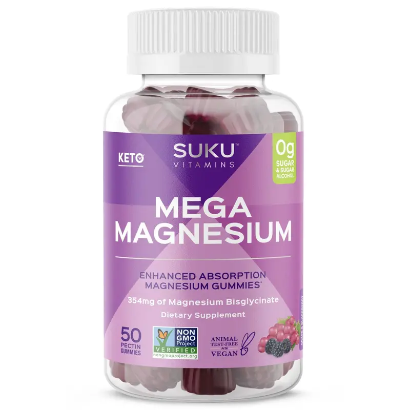 Suku Magnesium Bisglycinate Gummies – 60 Count 1