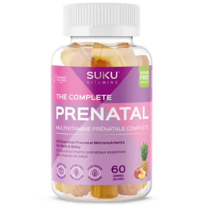 Suku Prenatal Multivitamin Gummies – 60 Count 1