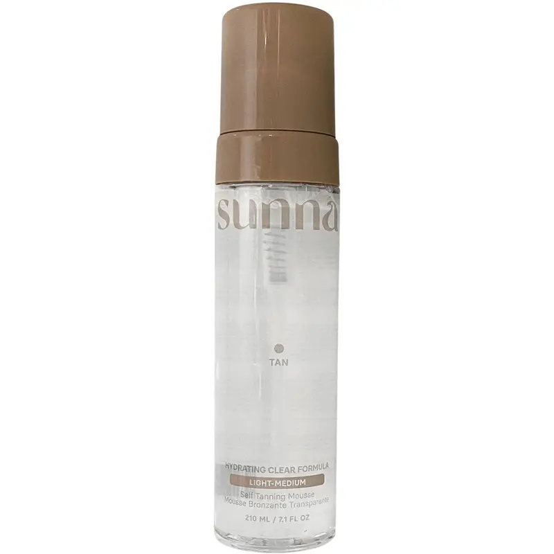 Sunna Clear Express Self-Tanning Mousse – Light-Medium Shade – 210 Ml 1