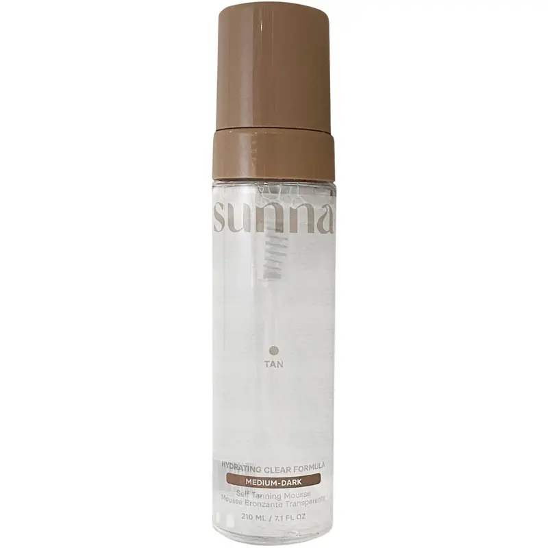 Sunna Clear Express Self-Tanning Mousse – Medium-Dark Shade – 210 Ml 1