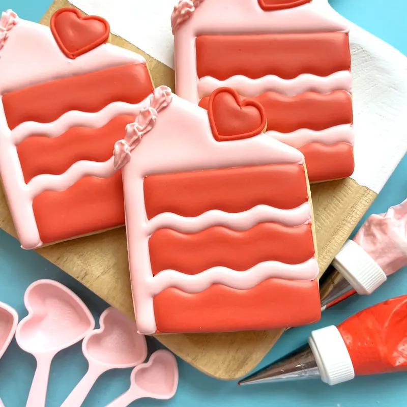 Tall Cake Slice Cookie Cutter 1
