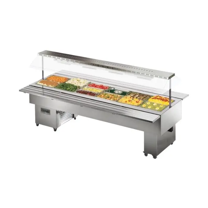 Tecfrigo Isola 4 Inox Stainless Steel Hot Bain-Marie 1