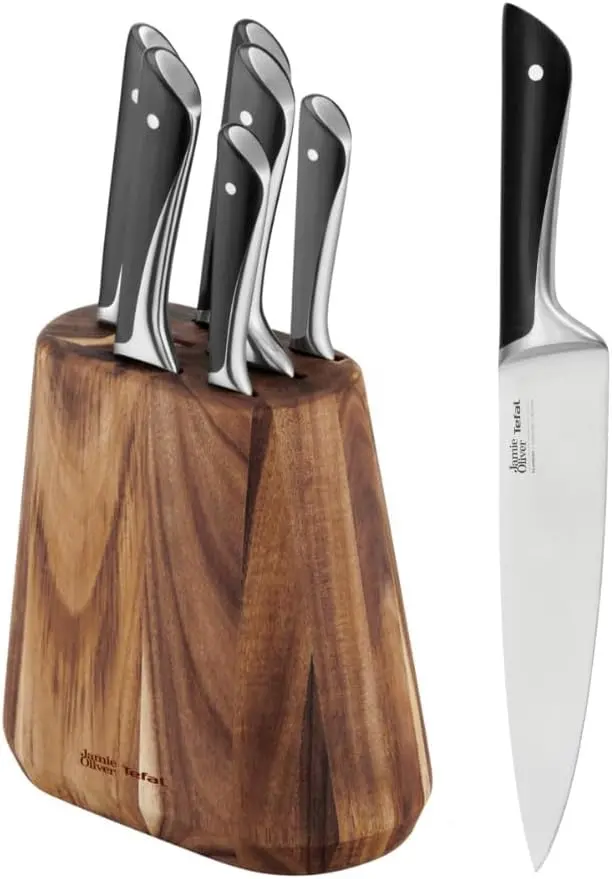 Tefal Jamie Oliver 6-Piece Professional Knife Block Set 1
