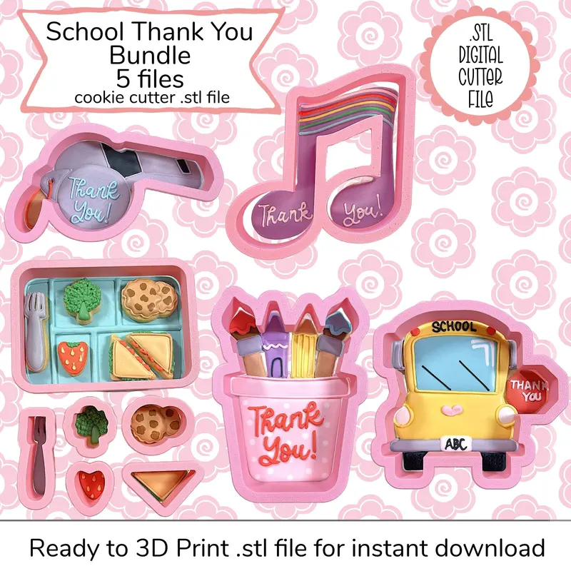 Thank You For Teaching Digital Cutter Bundle – Stl Files 1