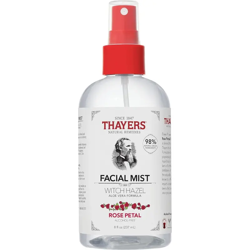 Thayers Rose Petal Witch Hazel Facial Mist – Lightweight Toning Spray, 237 Ml 1