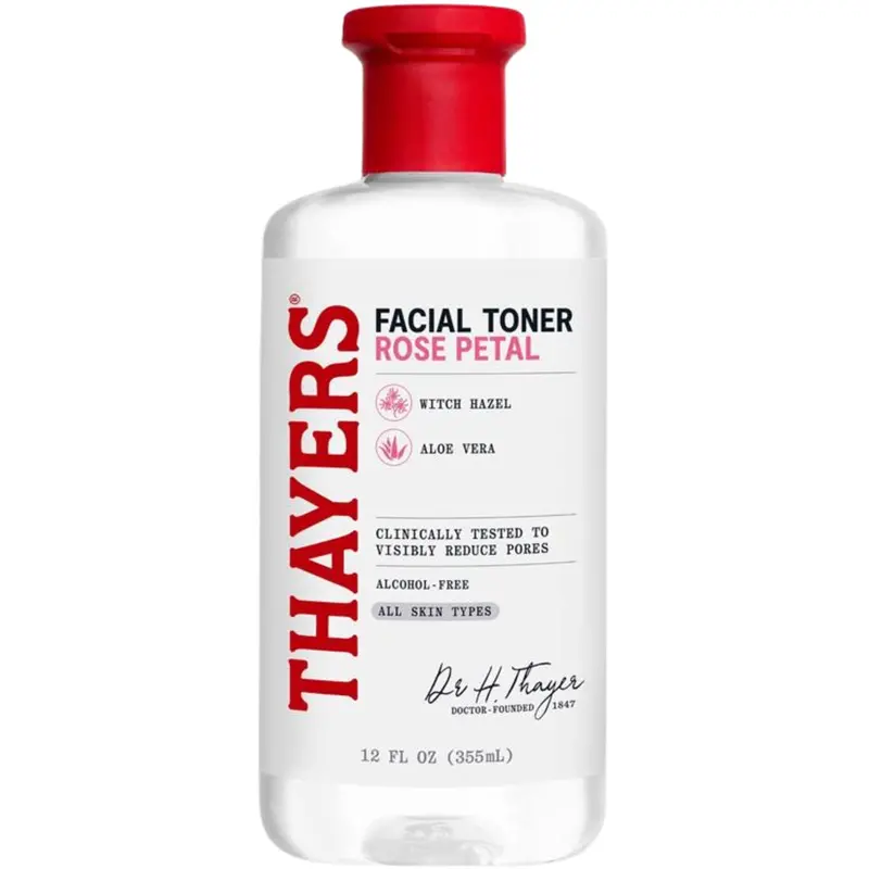 Thayers Rose Petal Witch Hazel Facial Toner – Soothing Alcohol-Free Formula, 355 Ml 1