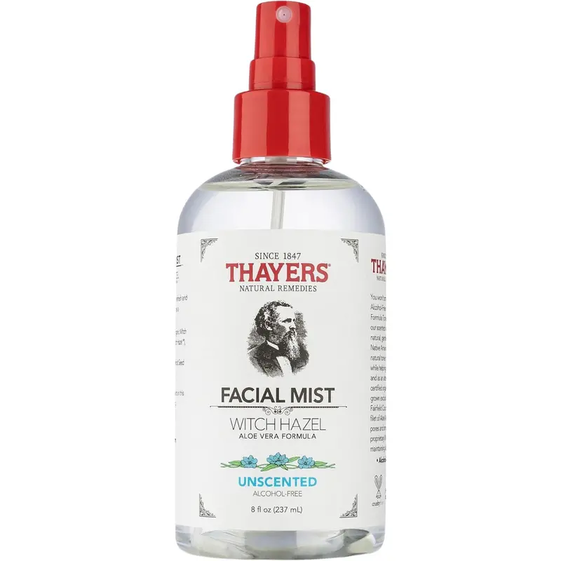 Thayers Unscented Witch Hazel Facial Toner Mist – Alcohol-Free, 237Ml 1
