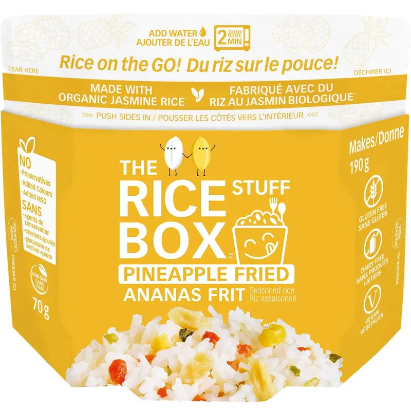 The Rice Stuff Pineapple Fried Rice Microwave Meal (70G) 1