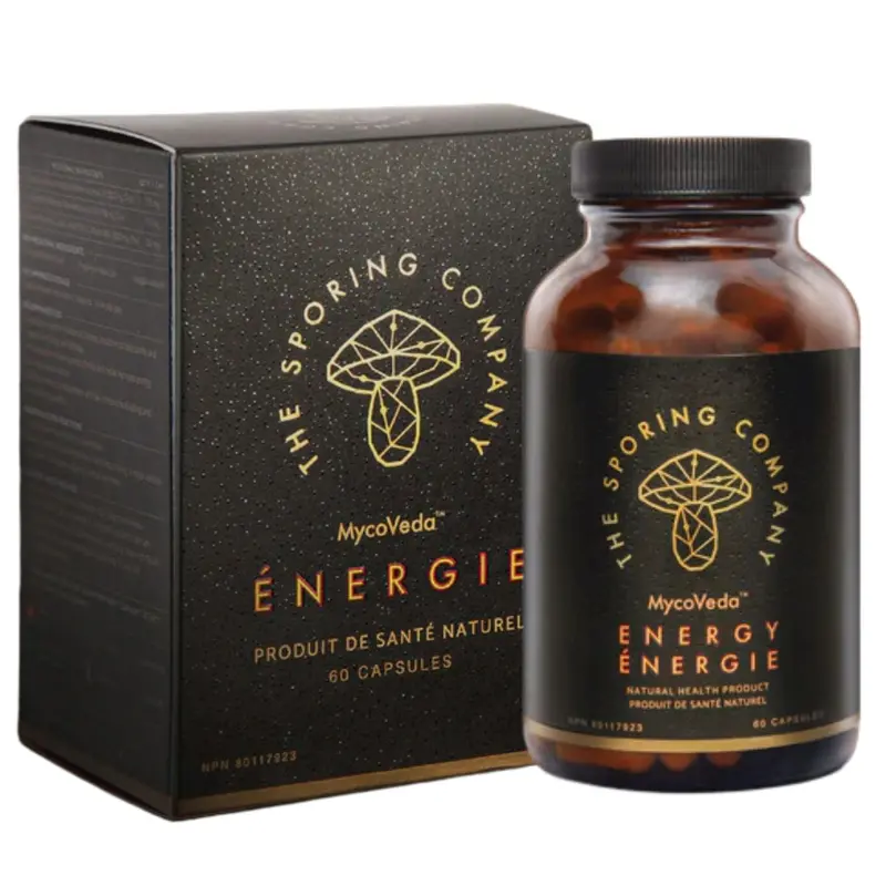 The Sporing Company Mycoveda Energy Mushroom Blend – 60 Capsules 1