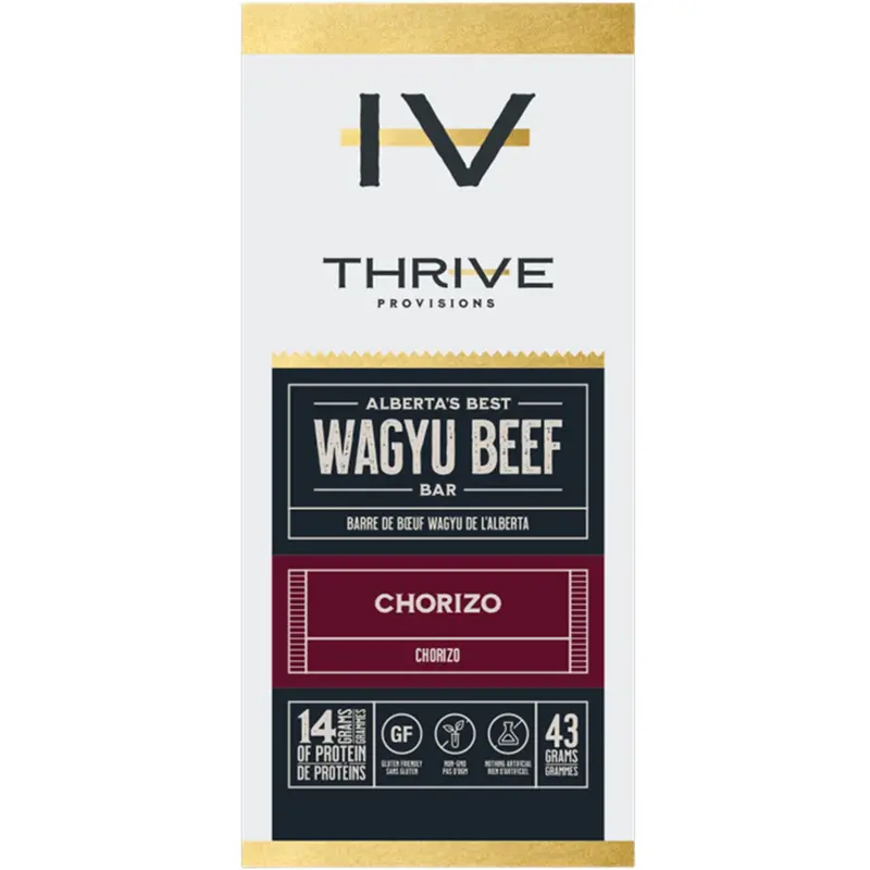Thrive Provisions Wagyu Beef Chorizo Bar – 43G 1