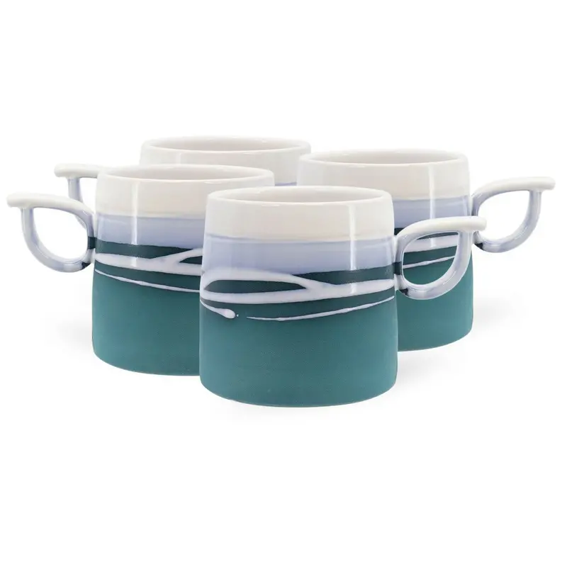 Tipperary Paul Maloney Teal Mug Set (4-Piece) 1