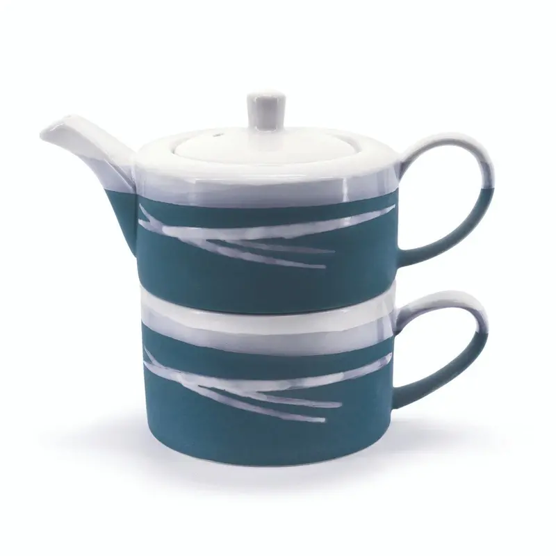 Tipperary Paul Maloney Teal Tea-For-One Set 1