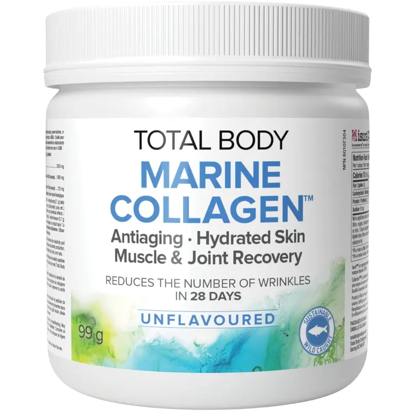 Total Body Pure Marine Collagen – Unflavoured Hydrolyzed Powder, 99G 1