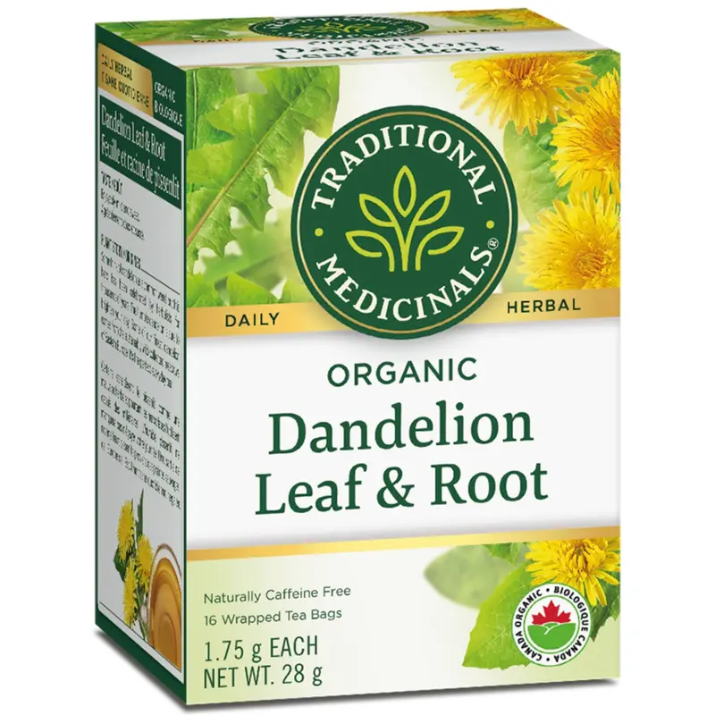Traditional Medicinals Organic Dandelion Leaf & Root Tea – Detox Herbal Blend, 16 Biodegradable Bags 1