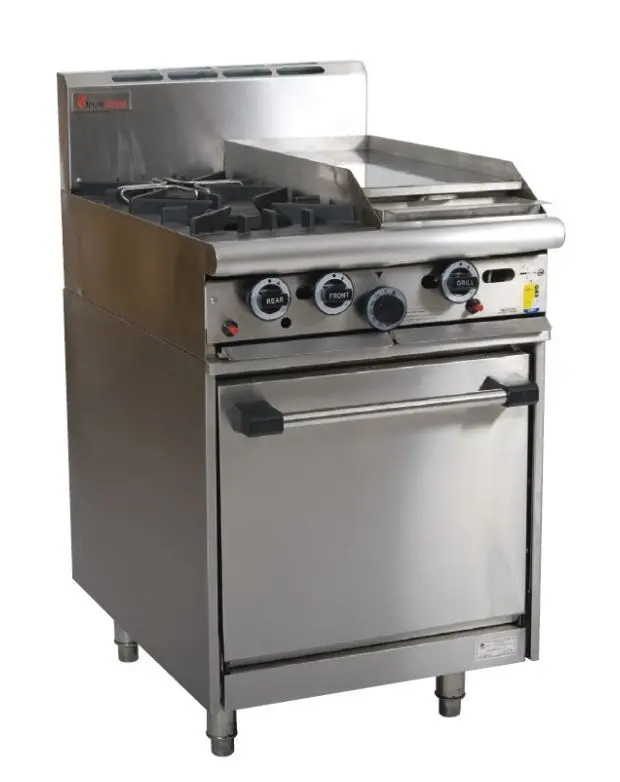 Trueheat Rcr6-2-3G Gas Range Oven With Two Burners + 300 Mm Griddle 1