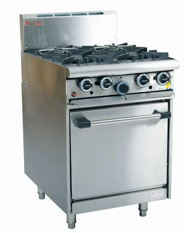 Trueheat Rcr6-4 Gas Range Oven With Four Open Burners 1