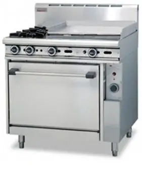 Trueheat Rcr9-2-6G Gas Range Oven With Two Burners + 600 Mm Griddle 1
