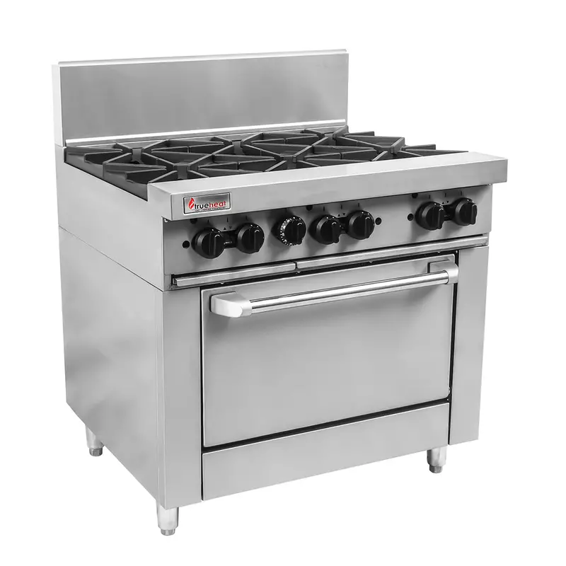 Trueheat Rcr9-6 Gas Range Oven With Six Open Burners (900 Mm) 1