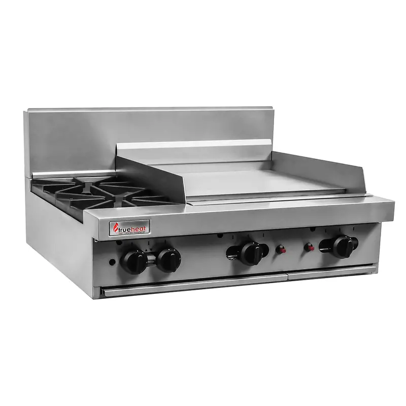 Trueheat Rct9-2-6G Dual-Function Cooktop: 2 Burners + 600Mm Griddle (Lp/Ng) 1