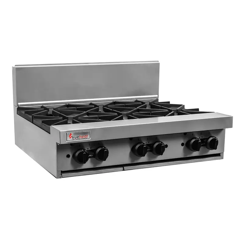 Trueheat Rct9-6 Six-Burner Open-Top Gas Cooktop (Lp/Ng) 1