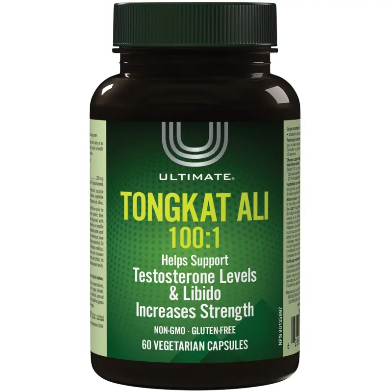 Ultimate Tongkat Ali Extract (100:1) – 60 Capsules For Vitality 1