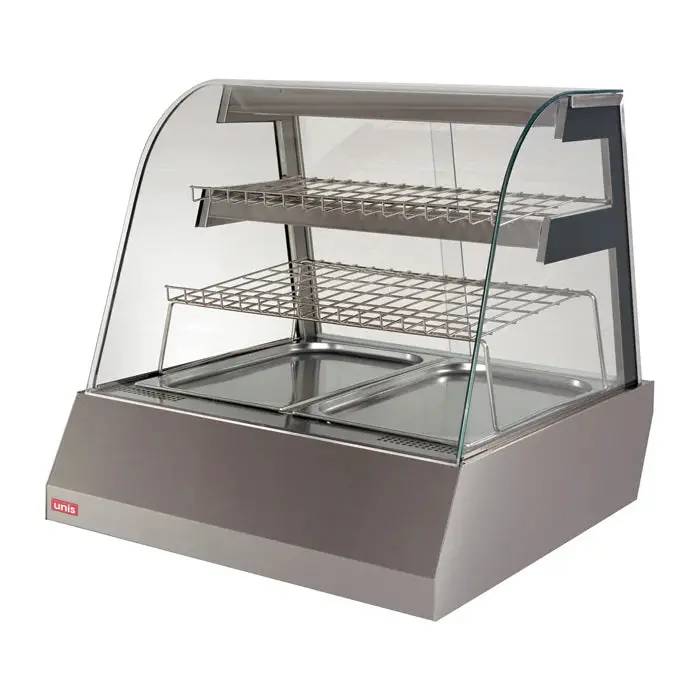 Unis Kentucky Hot Food Cabinet – 3-Tray Heated Display For Front-Of-House Service 1