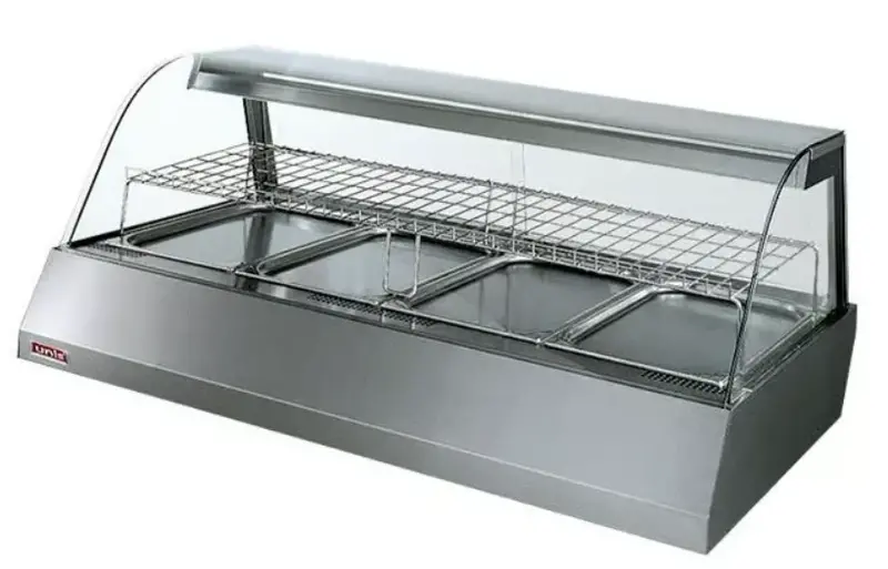 Unis Kentucky Hot Food Display Cabinet – 4-Tier Heated Counter Unit 1
