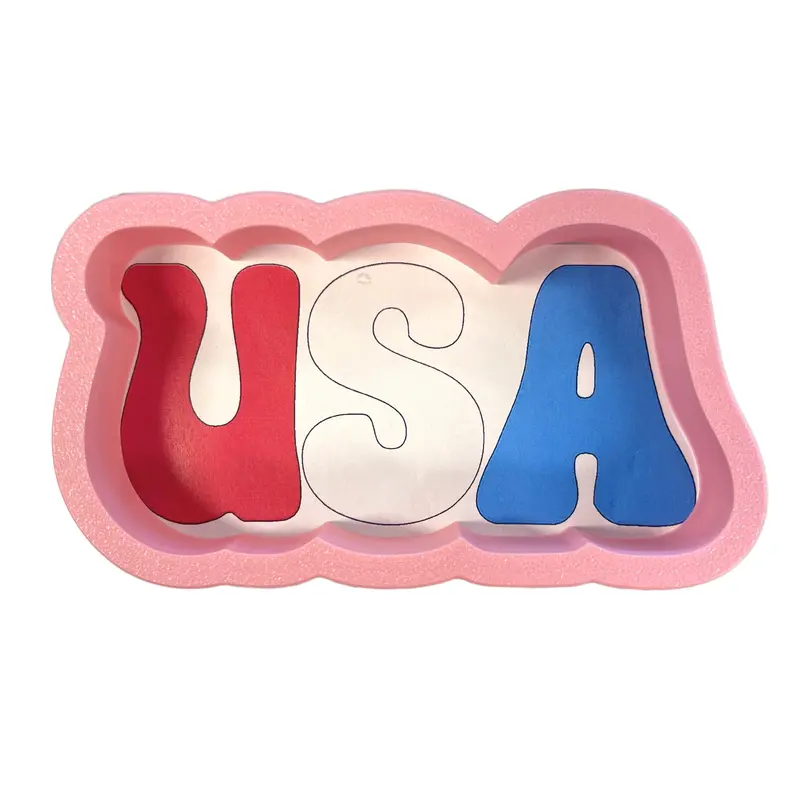 Usa-Themed Groovy Cookie Cutter For Patriotic Treats 1