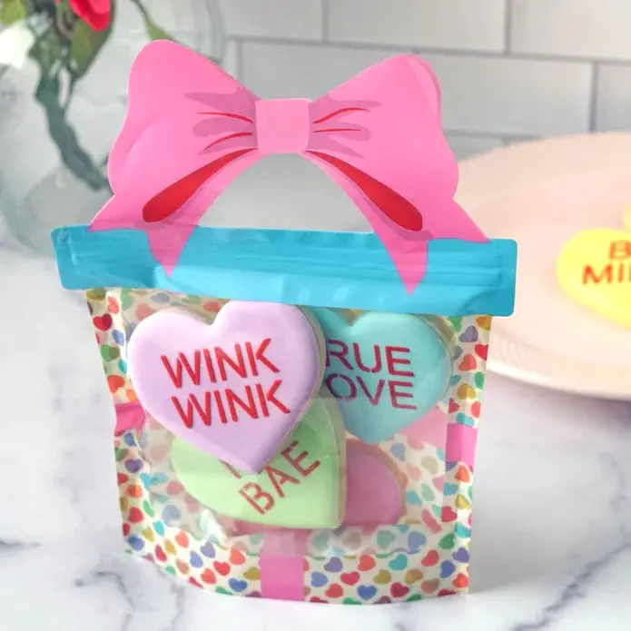 Valentine’S Day-Themed Cookie Gift Bag – 10-Pack 1