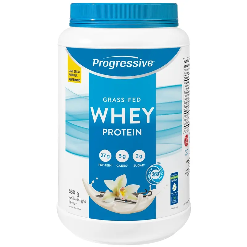 Vanilla Grass-Fed Whey Protein Powder – Smooth, Creamy, Low-Lactose (850G) 1
