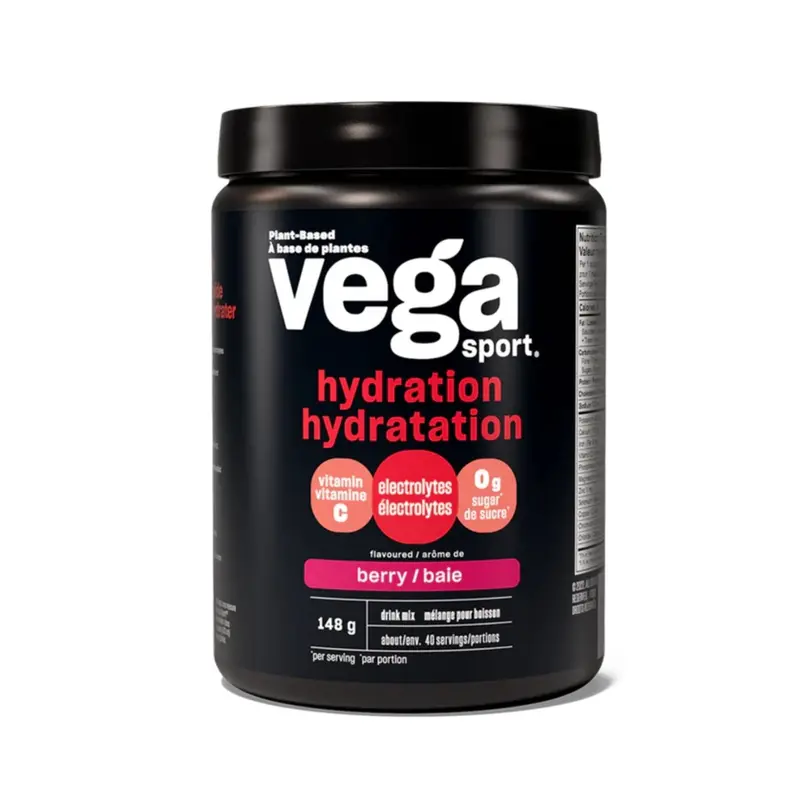 Vega Sport Electrolyte Hydration Powder – Berry Flavor, 148G 1