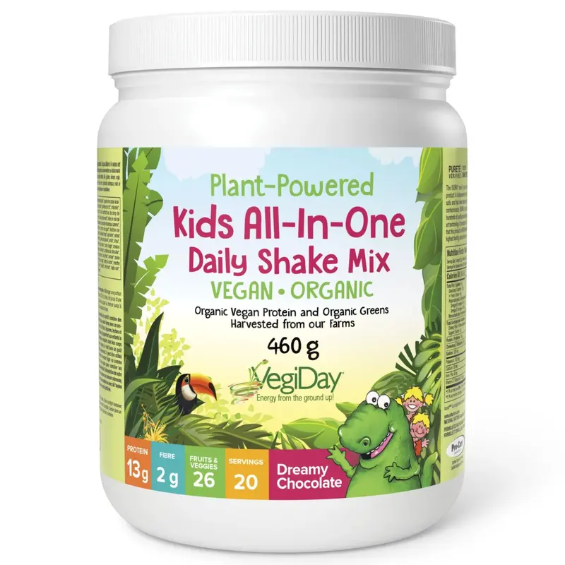 Vegiday Kids All-In-One Daily Chocolate Shake Mix – 460G 1